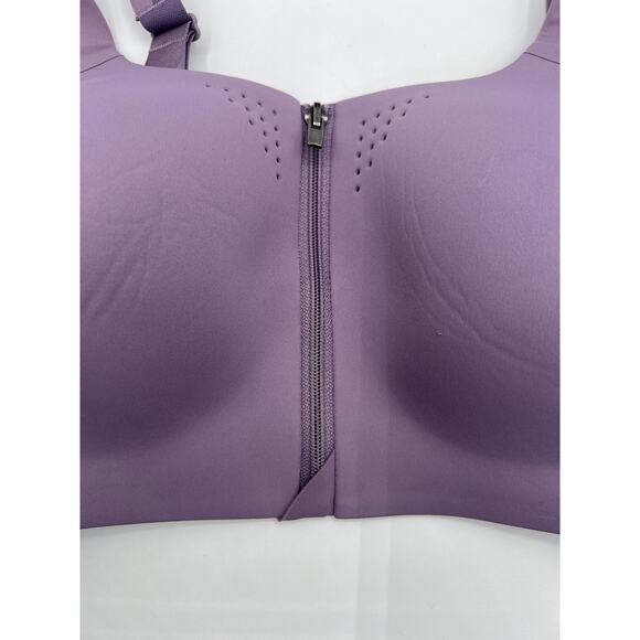 Victoria's Secret 34DD Featherweight Max Wireless Sport Bra Purple tiny flaw NWT - Picture 3 of 12